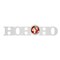 Sublimation Christmas White Coated Wood Word Blocks Décor for Holiday– Sublimation Ready with 3.74” Plate- HoHoHo